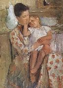 Mary Cassatt Amy and her child France oil painting artist